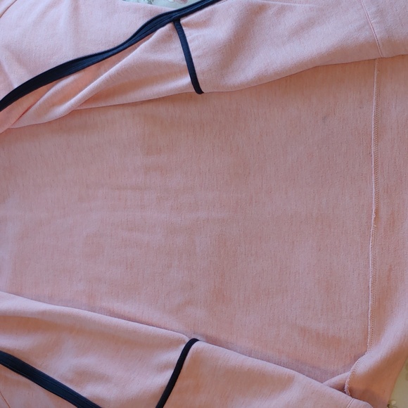 Adidas Men's Pink Full Zipper Hooded Sweatshirt Jacket size Large - Picture 12 of 17